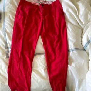 Banana Republic Red Capris